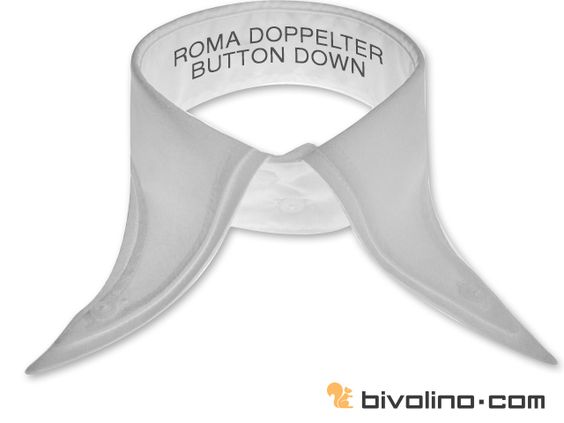Roma doppelter Button Down kragen